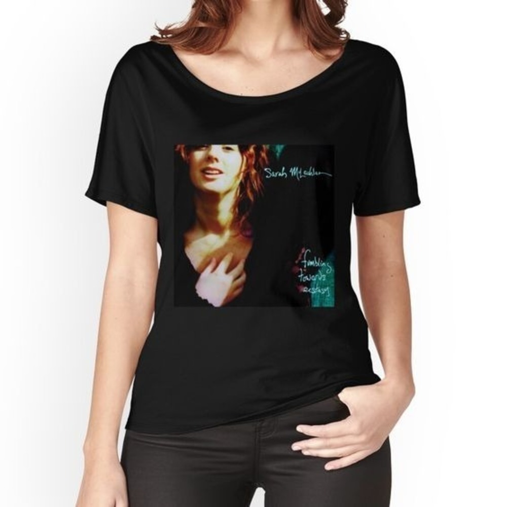 Sarah Mclachlan Fumbling Towards Ecstasy Women Relaxed Fit Unisex Tshirt